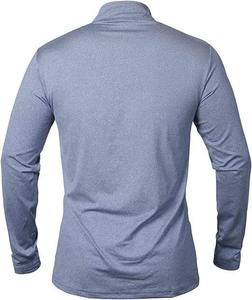 Vente en gros sweats à demi-fermeture éclair avec impression personnalisée chemise pour hommes 1/4 pull à quart de fermeture éclair avec col montant - Product Image 2