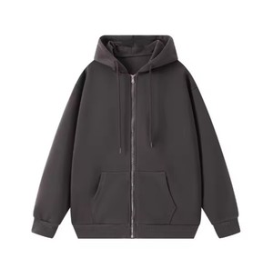 Sweat à capuche zippé pour homme Elite, 100% coton, tissu molletonné lourd, coupe classique, double fermeture éclair, OEM, haute qualité - Product Image 6