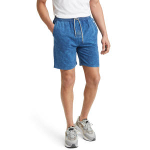 2025 <b>Men</b> Casual Acid Wash <b>Shorts</b> Drawstring Elastic Waist Breathable Summer <b>Sweat</b> jogger <b>shorts</b> Acid Wash <b>Shorts</b> With Pockets - Product Image 1