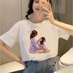 Camisetas de color opcional para mujer, Camiseta con estampado personalizado para mujer, ropa informal de verano con etiqueta gratis y etiquetas oscilantes - Product Image 6