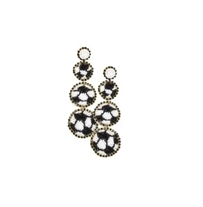 Nouvelles Boucles d'Oreilles Tendance en Résine Faite Main, Perles Acryliques Fantaisie, Bijoux Fantaisie pour Femme, Vente en Gros pour Mariage - Product Image 5