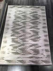 Tapis turc Adiva antique, tissé à la machine, jacquard, 100% polypropylène, antibactérien, à poils moyens, motif géométrique, carré - Product Image 3