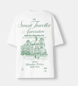 เสื้อยืดผู้ชายทรงโอเวอร์ไซส์สไตล์เรโทร ผ้าฝ้าย 100% คุณภาพสูง พิมพ์ลายโลโก้ตามสั่ง ทรงหลวม สไตล์สตรีท ดีไซน์สั่งทำพิเศษ เนื้อผ้า GSM สูง - Product Image 1