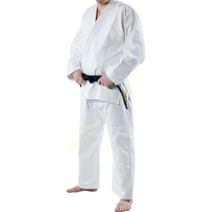 Kimono de boxe unisexe de haute qualité personnalisable en coton/fibre de bambou imprimé par transfert thermique, léger, pour arts martiaux - Product Image 4