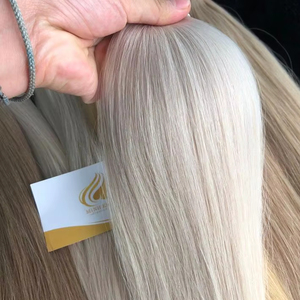 ผมต่อแบบไม่ผ่านกระบวนการผม100% แท้แบบไม่ผ่านกระบวนการผมแท้แบบไม่ใช้สารเคมีในเวียดนามแบบหรูหรา - Product Image 1