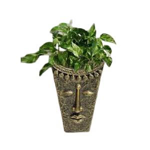 Human Face Design Metal Sheet <b>Wall</b> Plant <b>Planter</b> With Brown Powder Coat Finished <b>Wall</b> Hanging Flower <b>Wall</b> Art For Decore - Product Image 6