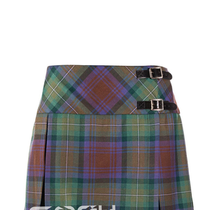 Faldas de vestir Kilt de tartán al por mayor de alta calidad para hombres/mujeres superventas Stewart Kilt para caza a cuadros estilo escocés - Product Image 6