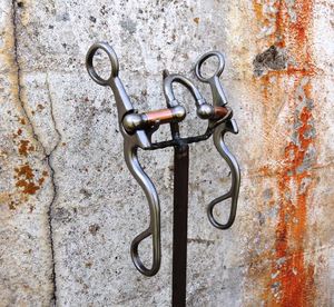 OEM Western Factory SS Snaffle Bits para caballos de salto 7 1/2 pulgadas de largo con 3 7/8 pulgadas de alto Dunning Boquilla para montar a caballo - Product Image 3