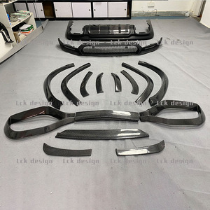 Mercedes GLS X167 GLS450 GLS400 <span class=keywords><strong>GLS480</strong></span> GLS600 <span class=keywords><strong>Maybach</strong></span> GLS800 mise à niveau nouvelle lèvre de pare-chocs avant en carbone diffuseur arrière Spoiler BodyKit - Product Image 6