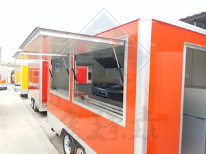 High Quality Fully Equipped Mobile Food Cart Fast Food <b>Truck</b> with Aluminum Material for Coffee Ice Cream <b>Other</b> Beverages - Product Image 4