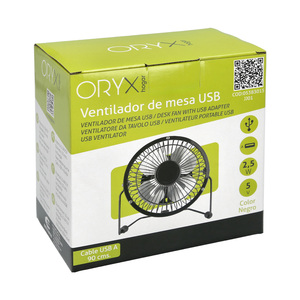 Ventilatore da tavolo 10 cm. USB da 2,5 Watt. - Product Image 5