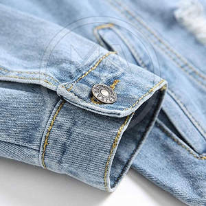 Nouvelle arrivée de fabrication en usine veste en jean pour hommes à manches longues veste d'hiver en jean pour hommes personnalisée en gros - Product Image 5