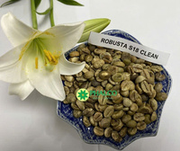 Café Vert Robusta du Vietnam de Haute Qualité, Récolte Fraîche, Lavé et Non Lavé, Marque Phalco Vietnam, Sacs de Jute de 60 kg au Meilleur Prix