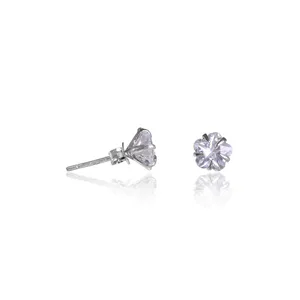 Pendientes de Aro Religiosos de Moda con Circonita Cúbica Transparente, Joyería para Mujer, Regalo - Product Image 4