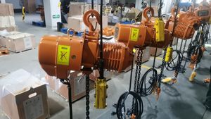 Katrol rantai listrik <span class=keywords><strong>2t</strong></span>, jenis troli listrik HHBB02-01S 380V tiga fase rantai tunggal kerekan listrik - Product Image 6