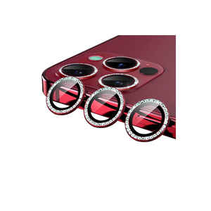 Protector de Lente de Cámara TYGO CL-06 Edición Roja con Borde Metálico Premium para iPhone 11 Pro - Product Image 1