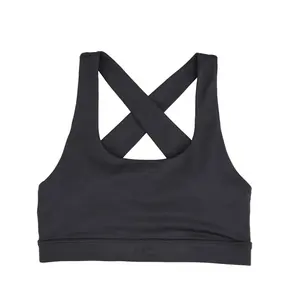 Soutien-gorge de sport croisé pour femmes, respectueux de l'environnement, pour la course à pied, le yoga, le pilates et le fitness. - Product Image 4