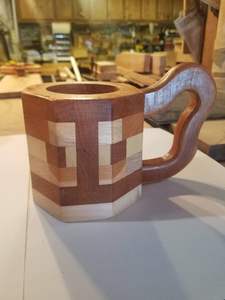 Nueva taza de café de madera de cerámica hecha a medida con mango de múltiples formas, taza de café para té, café, leche para fiesta de Navidad - Product Image 2