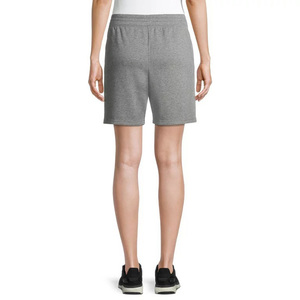 Haute qualité coton polaire femmes Shorts course Jogging Streetwear décontracté cordon taille Sweat Shorts Logo personnalisé femmes - Product Image 3