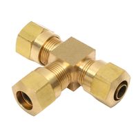 Offre Spéciale Boeray RP2010 Raccords en T forgés en laiton à compression homologués DOT 300 PSI pour systèmes d'air de camions et industriels
