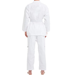 Uniforme de judo unisexe personnalisé ODM OEM de haute qualité 2025, polyester et coton respirant, vêtements d'arts martiaux, vente en gros d'usine - Product Image 4