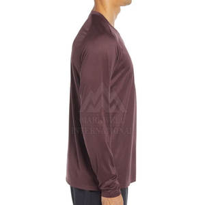 Créez votre propre logo - T-shirt à manches longues pour homme, col rond, style streetwear - Product Image 4