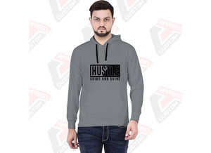 Pull à capuche pour hommes de qualité supérieure Ultra confortable et confortable 100% coton brodé teint uni avec impression numérique pour l'hiver - Product Image 5