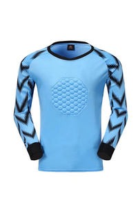 Le divise sportive del portiere di calcio professionista ispessiscono l'armatura del portiere del gomito in spugna EVA con maglie personalizzabili con Logo anteriore - Product Image 3