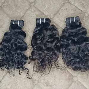 Cheveux Bouclés Cheveux Humains Bruts Non Transformés Vente en Gros 100% Cuticules Alignées Vendeurs Indiens Naturels - Product Image 3