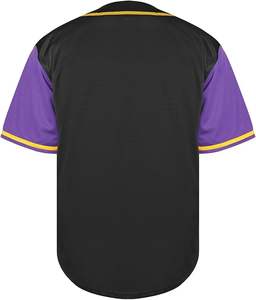 เสื้อกีฬาฮิปฮอปสำหรับผู้ชายและผู้หญิงเสื้อเจอร์ซีย์แขนสั้นเสื้อธรรมดาสำหรับเบสบอลและซอฟท์บอล - Product Image 3