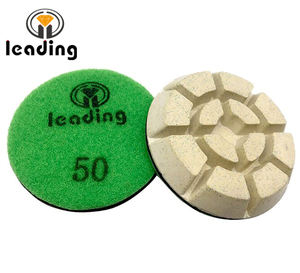 Disques de polissage en résine blanche de 76 mm (3 pouces) pour béton clair, non tachants, utilisation humide ou sèche, granulométrie de 30 à 3000, épaisseur de 10 mm - Product Image 3