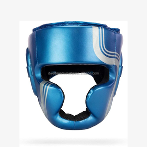 Protège-tête de boxe en cuir pour enfants avec logo personnalisé, à lacets, équipement d'entraînement professionnel pour le sparring, résistant aux chocs et respirant - Product Image 3