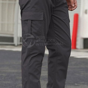 Trendy Men Streetwear <b>Trousers</b> With Zipper Pockets And Tapered Legs For Modern Look Men Streetwear Cargo <b>Trousers</b> - Product Image 6