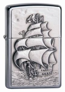 Briquet élégant à motif de tigre - Argent brossé, coupe-vent, cadeau unique, inspiré de l'art du tatouage, accessoire religieux ou de mode - Product Image 2