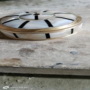 Custom made Decorative Mother of Pearl Inlaid Boxes Vintage Style <b>Keepsake</b> Case each piece hand-cut and polished. Ideal for gift - Product Image 1