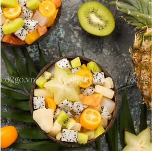 Cuencos de coco natural al por mayor/Cuenco de cáscara de coco de Vietnam Cuenco de coco/Cuenco de ensalada de cáscara de coco de Eco2go Vietnam - Product Image 3