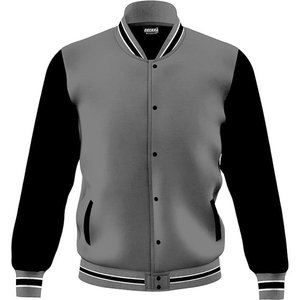 Men's Varsity <b>Jacket</b> Genuine <b>Leather</b> Sleeve and Wool Blend Letterman <b>Boys</b> College Varsity <b>Jackets</b> XS-5XL - Product Image 3