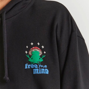 เสื้อฮู้ดดี้ผ้าฟลีซคอตตอน 100% แบบซิป ปรับแต่งได้ เป็นมิตรกับสิ่งแวดล้อม สำหรับฤดูหนาว สไตล์ไฮสตรีท ทรงปกติสำหรับผู้ชาย พิมพ์ลายดิจิทัล ปักโลโก้ - Product Image 6