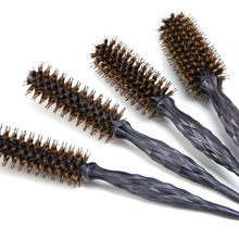Nouvel ensemble de brosses démêlantes compactes et pliables avec manche en ABS - Brosse ronde en poils de sanglier de qualité supérieure par Cellreborn - Product Image 5
