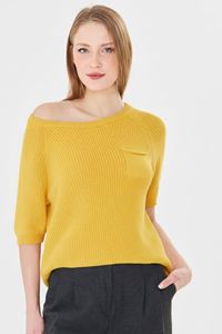 Pull en tricot pour femme, 100% coton biologique, ample, respirant, doux et chaud - Product Image 2
