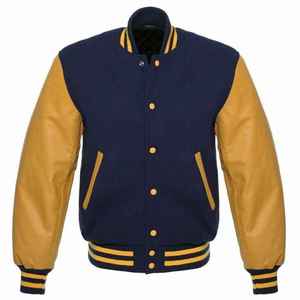 2024 Men's Heavy <b>Weight</b> Eco-Friendly Customized Color Varsity Jacket High Street Style <b>Stand</b> Baseball Jacket High Quality Winter - Product Image 5