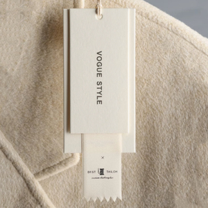 Tùy Chỉnh Tái Chế Giấy Hangtags Cho Quần Áo Phụ Kiện Chết Cắt Dập Nổi Mã Vạch Không Thấm Nước Chuỗi Phong Cách Ba Chiều Cho Vớ - Product Image 2