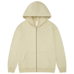 Sudadera con capucha con cremallera personalizada unisex de la mejor calidad en blanco 400 GSM algodón pesado estilo jersey de felpa francesa para hombres y mujeres - Product Image 6