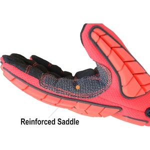 Gants de sécurité respirants en cuir haute performance Javelin 7 oz pour la soudure industrielle, les travaux lourds et la construction en extérieur - Product Image 4