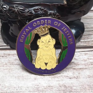 Spot Entrega rápida Metal Aleación de zinc Ahueca hacia fuera Color dorado Freemason Masonic Lapel Pins ronpex - Product Image 2