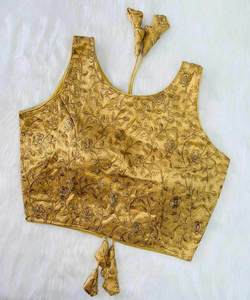 Blusa cosida con bordado pesado, Blusa confeccionada cosida para niñas indias, venta al por mayor, Ropa Étnica India Surat, alfanumero - Product Image 4