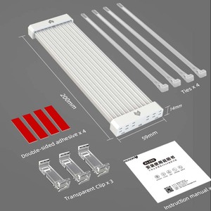 <span class=keywords><strong>Cable</strong></span> de PC para Juegos COOLMOON, Tira de Luz LED Direccionable de Silicona ARGB para GPU/BM de <span class=keywords><strong>24</strong></span>/8 Pines, <span class=keywords><strong>Cable</strong></span> de PC para Juegos con Funda <span class=keywords><strong>RGB</strong></span> - Product Image 6