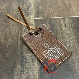 New Custom Handcrafted Full Grain Leather Boot Tag with Boot Design Customizable <b>Luggage</b> ID Label with <b>Strap</b> for Bags & Footwear - Product Image 1