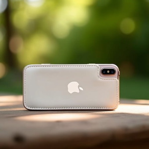 Funda de cuero Talk SlimCase blanca para Apple iPhone 4 - Product Image 3