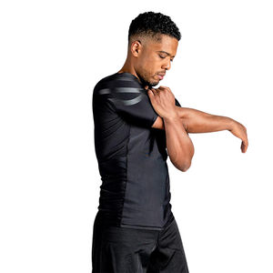 Vêtements de sport en gros, chemises de compression pour adultes, couleur personnalisée, manches courtes, polyester/nylon, logo personnalisé, rashguards à séchage rapide - Product Image 6